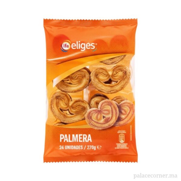 IFA Eliges Palmeras - Biscuits Palmiers Feuilletés Traditionnels - 270g