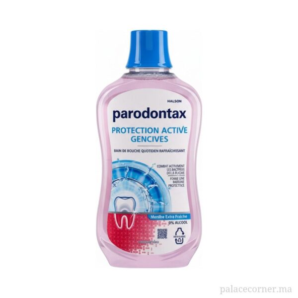 Parodontax Bain de Bouche Protection Active Gencives - Menthe Fraîche 500ml
