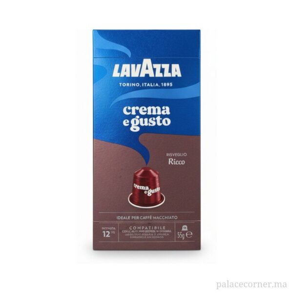 Lavazza Crema e Gusto Ricco - 10 Capsules Compatibles Nespresso