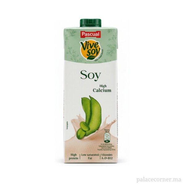 Boisson au Soja Pascual ViveSoy - 1L - Riche en Calcium et Vitamines