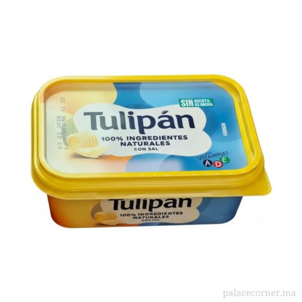 Margarine Tulipán 100% Ingrédients Naturels avec Sel - 225g