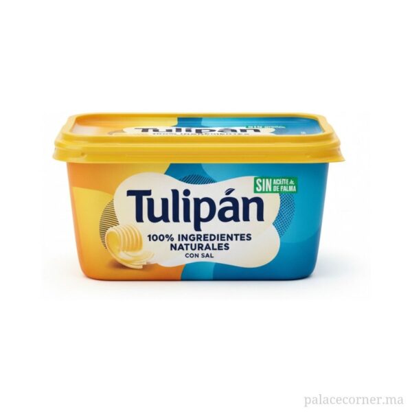 Margarine Tulipán 100% Ingrédients Naturels avec Sel - 400g