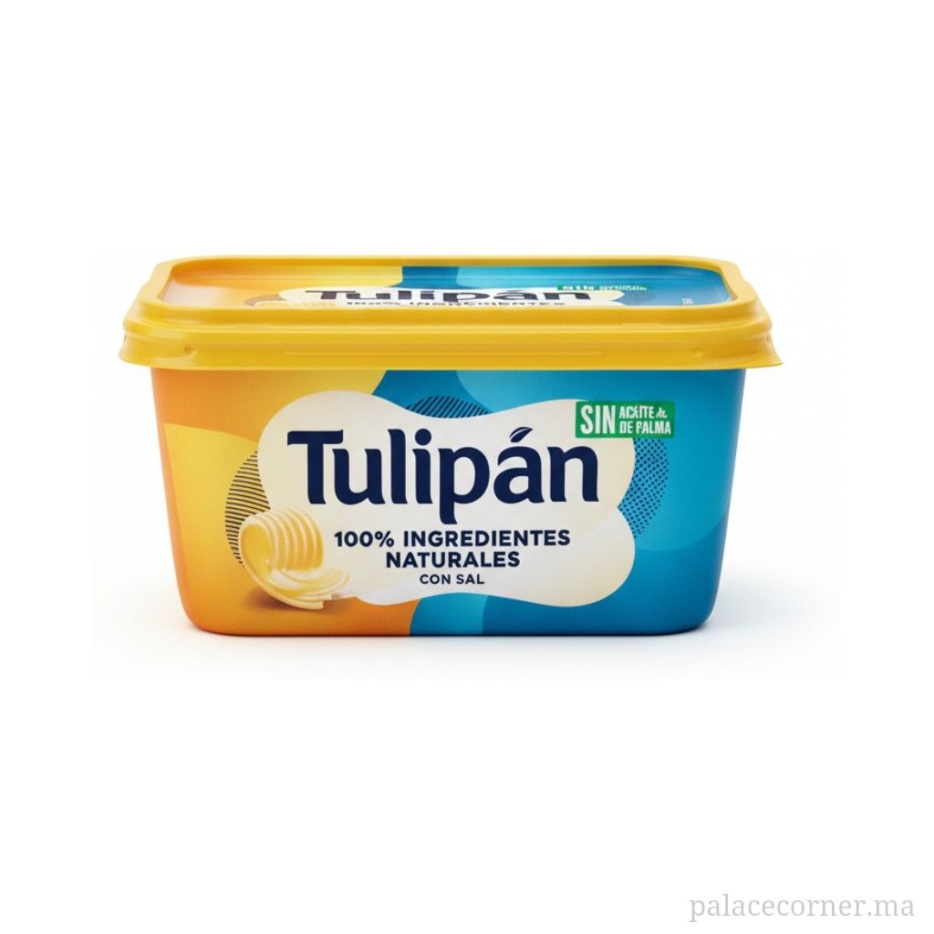 product-1773410767487 Margarine Tulipán 100% Ingrédients Naturels avec Sel - 400g – Image 1