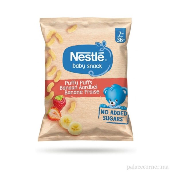 Nestlé Baby Snack Puffy Puffs Banane & Fraise - Dès 7 mois
