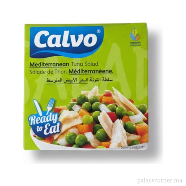 Salade de Thon Méditerranéenne Calvo - Prête à Déguster (150g)