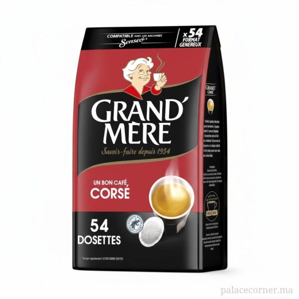Café Grand'Mère Corse, 54 Dosettes Compatibles Senseo