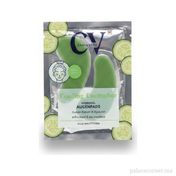 Patchs Yeux Hydrogel Fraîcheur au Concombre & Acide Hyaluronique - CV