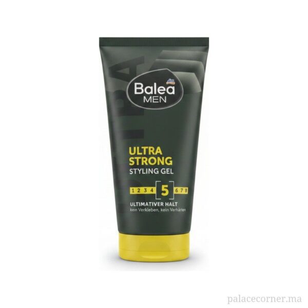 Balea MEN Gel Coiffant Ultra Strong - Fixation Maximale Niveau 5 (150ml)