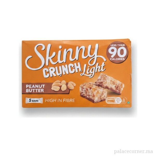 Skinny Crunch Light Peanut Butter - Pack de 5 Barres
