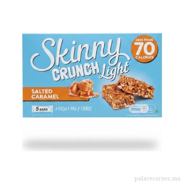 Skinny Crunch Light Salted Caramel - Boîte de 5 Barres