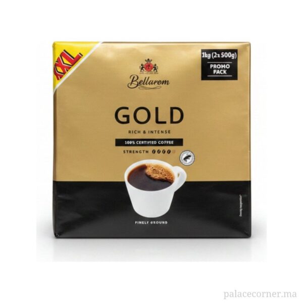 Café Moulu Bellarom Gold - Pack Promo XXL 1kg (2x500g)